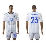 Bosnia Herzegovina #23 Salihovic Away Soccer Country Jersey