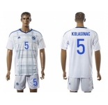 Bosnia Herzegovina #5 Kolasinac Away Soccer Country Jersey