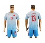 Turkey #13 Koybasi Away Soccer Country Jersey