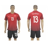 Turkey #13 Koybasi Home Soccer Country Jersey1