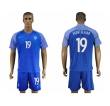 Holland #19 Huntelaar Away Soccer Country Jersey