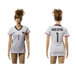 Women's Colombia #1 David Ospina Away Soccer Country Jersey