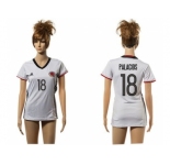 Women's Colombia #18 Palacios Away Soccer Country Jersey