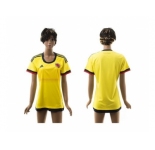 Women's Colombia Blank Home Soccer Country Jersey