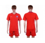 Chile Blank Home Soccer Country Jersey