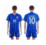 Croatia #10 Boban Away Soccer Country Jersey
