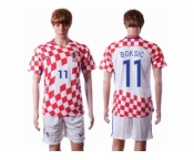 Croatia #11 Boksic Home Soccer Country Jersey