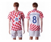 Croatia #8 Prosinecki Home Soccer Country Jersey