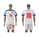 Czech #10 Rosicky Away Soccer Country Jersey