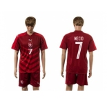Czech #7 Necid Red Home Soccer Country Jersey