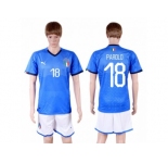 Italy #18 Parolo Home Soccer Country Jersey