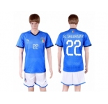 Italy #22 El Shaarawy Home Soccer Country Jersey