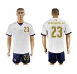 Italy #23 Quagliarella Away Soccer Country Jersey