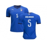 Italy #5 Gagliardini Home Soccer Country Jersey