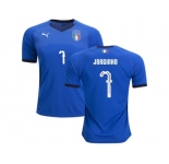 Italy #7 Jorginho Home Soccer Country Jersey