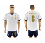 Italy #8 Marchisio Away Soccer Country Jersey