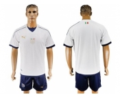 Italy Blank Away Soccer Country Jersey