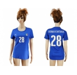 Women's Italy #28 Bonaventura Home Soccer Country Jersey