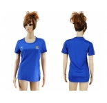 Women's Italy Blank Home Soccer Country Jersey