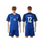 France #12 Diarra Blue Soccer Country Jersey