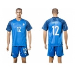 France #12 Henry Home Soccer Country Jersey