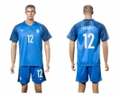 France #12 Henry Home Soccer Country Jersey