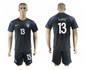 France #13 Kante Away Soccer Country Jersey