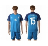 France #15 Sagna Home Soccer Country Jersey