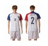 France #2 Jallet Away Soccer Country Jersey
