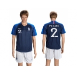 France #2 Pavard Home Soccer Country Jersey