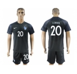 France #20 Coman Away Soccer Country Jersey