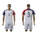 France #3 Evra Away Soccer Country Jersey1