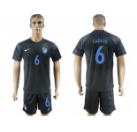 France #6 Cabaye Away Soccer Country Jersey