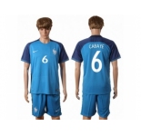 France #6 Cabaye Home Soccer Country Jersey