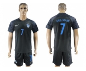 France #7 Griezmann Away Soccer Country Jersey