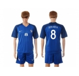 France #8 Benarfa Blue Soccer Country Jersey