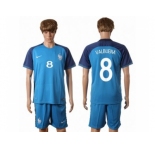 France #8 Valbuena Home Soccer Country Jersey