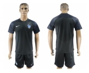 France Blank Away Soccer Country Jersey1