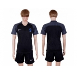 France Blank Away Soccer Country Jersey