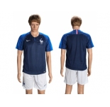 France Blank Home Soccer Country Jersey