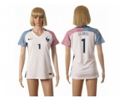 Women France #1 LLORIS Away Soccer Country Jersey
