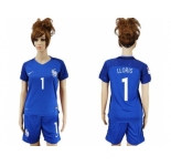 Women France #1 LLORIS Home Soccer Country Jersey