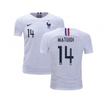 France #14 Matuidi Away Kid Soccer Country Jersey