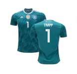 Germany #1 Trapp Away Soccer Country Jersey
