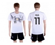 Germany #11 Reus White Home Soccer Country Jersey