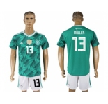 Germany #13 Muller Away Soccer Country Jersey