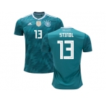 Germany #13 Stindl Away Soccer Country Jersey