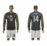 Germany #14 Can Away Long Sleeves Soccer Country Jersey