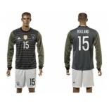 Germany #15 Volland Away Long Sleeves Soccer Country Jersey