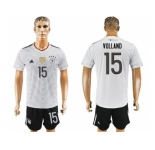 Germany #15 Volland White Home Soccer Country Jersey